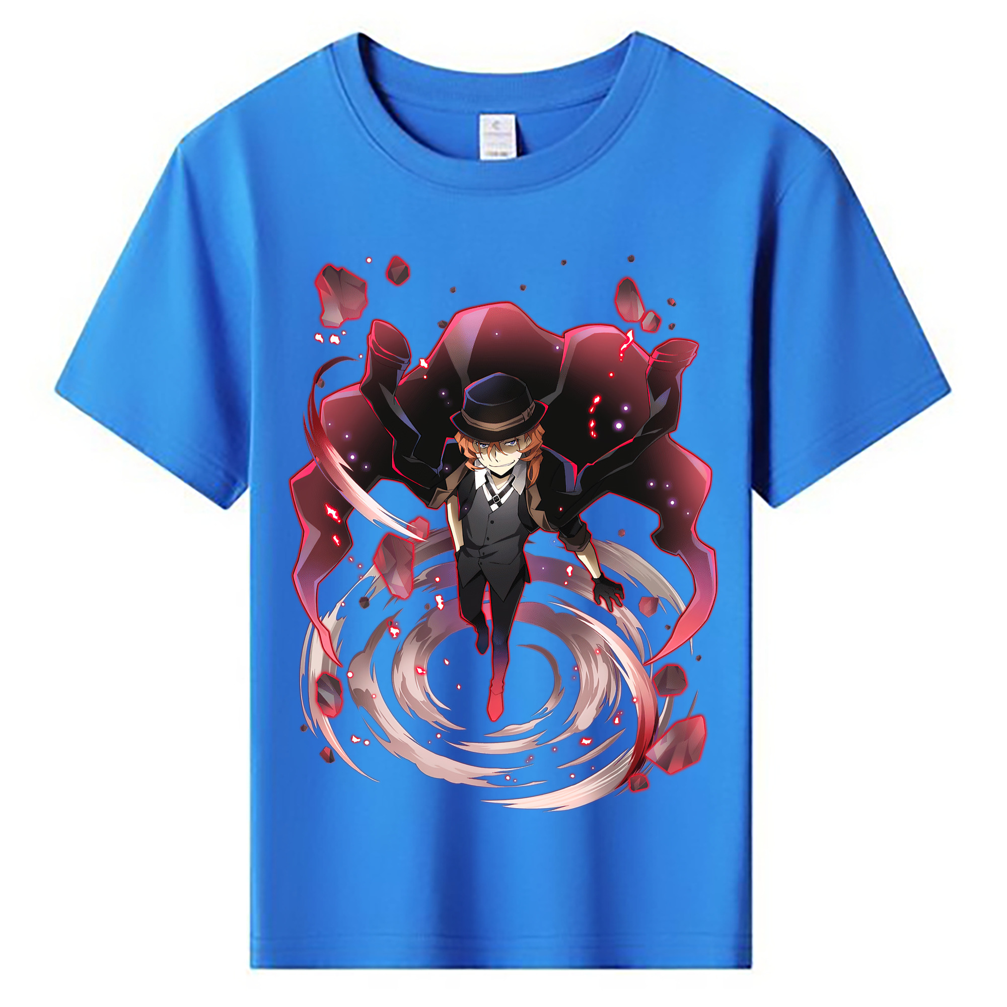 （画像用） 文豪ストレイドッグス Bungo Stray Dogs 綿100％キッズTシャツ（フロントプリント）